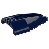 Aircraft Fuselage Curved Aft Section 8 x 12 x 2 Top, Dark Blue