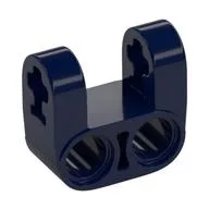 Technic Axle and Pin Connector Perpendicular Double Split [Reinforced], Dark Blue
