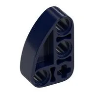 Technic Beam 2 x 3 L-Shape with Quarter Ellipse Thick, Dark Blue