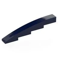 Brick Curved 1 x 8 x 1 2/3, Dark Blue