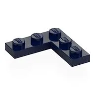 Plate 3 x 3 Corner, Dark Blue