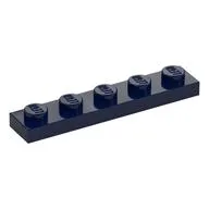 Plate 1 x 5, Dark Blue