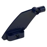 Technic Panel Curved 5 x 7 Parallelogram Left, Dark Blue