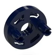 Rotation Joint Socket with 2 Pins, Dark Blue