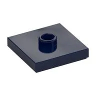 Plate Special 2 x 2 with Groove and Center Stud (Jumper), Dark Blue