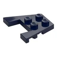 Wedge Plate 3 x 4 with Stud Notches [Reinforced Underside], Dark Blue