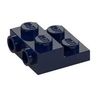 Plate Special 2 x 2 x 2/3 with Two Studs On Side and Two Raised [Solid Anti-stud], Dark Blue