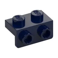 Bracket 1 x 2 - 1 x 2, Dark Blue