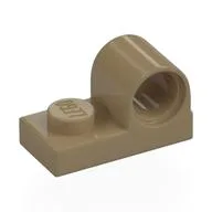 Plate Special 1 x 2 with Pin Hole on Top, Dark Tan