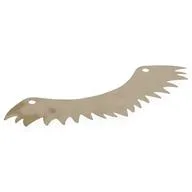 Animal Body Part, Fur, Pointed Ends, 2 Holes, Dark Tan
