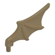 Animal Body Part, Bat Wing with Shaft [Chima Bat Wing], Dark Tan