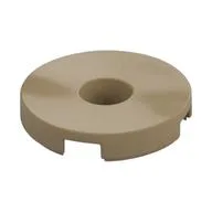 Tile Special Round 2 x 2 with Hole, Dark Tan