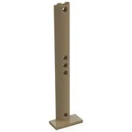 Support Half Round 2 x 4 x 13, Dark Tan