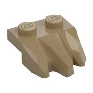 Plate Special 2 x 3 with Rocks, Dark Tan