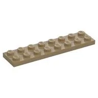 Plate 2 x 8, Dark Tan