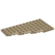Wedge Plate 6 x 12 Left, Dark Tan