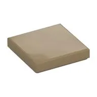 Tile 2 x 2 with Groove, Dark Tan