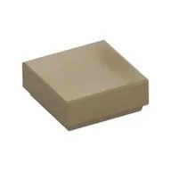 Tile 1 x 1 with Groove, Dark Tan