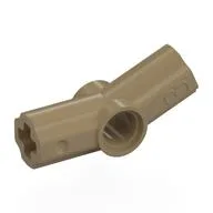 Technic Axle and Pin Connector Angled #3 - 157.5°, Dark Tan