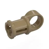 Technic Axle and Pin Connector Toggle Joint Smooth, Dark Tan