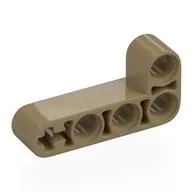 Technic Beam 2 x 4 L-Shape Thick, Dark Tan