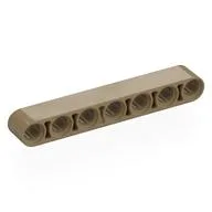 Technic Beam 1 x 7 Thick, Dark Tan