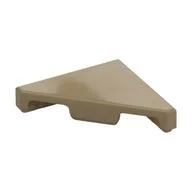 Tile 45° Cut 2 x 2 (Triangle), Dark Tan