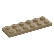 Plate 2 x 6, Dark Tan