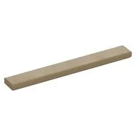 Tile 1 x 8 with Groove, Dark Tan