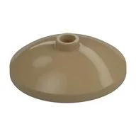 Dish 3 x 3 Inverted [Radar], Dark Tan