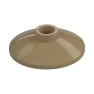 Dish 2 x 2 Inverted [Radar], Dark Tan