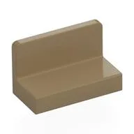 Panel 1 x 2 x 1 [Rounded Corners], Dark Tan