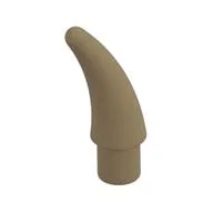 Animal Body Part, Barb / Claw / Tooth / Talon / Horn, Small, Dark Tan