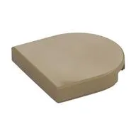 Tile Round 2 x 2 Half Circle, Dark Tan