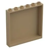 Panel 1 x 6 x 5, Dark Tan