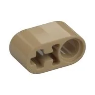 Technic Beam 1 x 2 Thick with Pin Hole and Axle Hole, Dark Tan