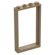 Door Frame 1 x 4 x 6 Type 2, Dark Tan