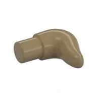 Animal Body Part, Horn (Cattle), Dark Tan
