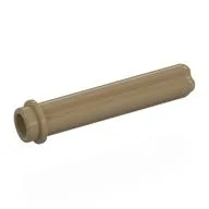 Technic Axle 3 with Stud, Dark Tan