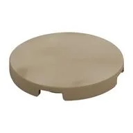 Tile Round 3 x 3, Dark Tan