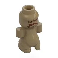 Creature, Mandrake with Reddish Brown Face Print, Dark Tan