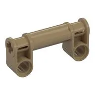 Technic Connector 1 x 2 x 4 with 2 Pin Holes, 2 Axle Holes, Dark Tan