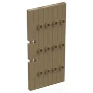 Door 1 x 5 x 8.5 Stockade, Dark Tan