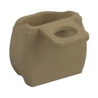 Minifig Neckwear Backpack [Open], Dark Tan