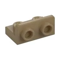Bracket 1 x 2 - 1 x 2 Inverted, Dark Tan