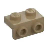 Bracket 1 x 2 - 1 x 2, Dark Tan