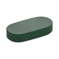 Tile Round 1 x 2, Dark Green
