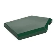 Tile Special 2 x 3 Pentagonal, Dark Green