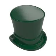 Tall Top Hat [Plain], Dark Green