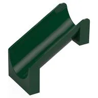 Slide Straight 4 x 6 x 6, Dark Green